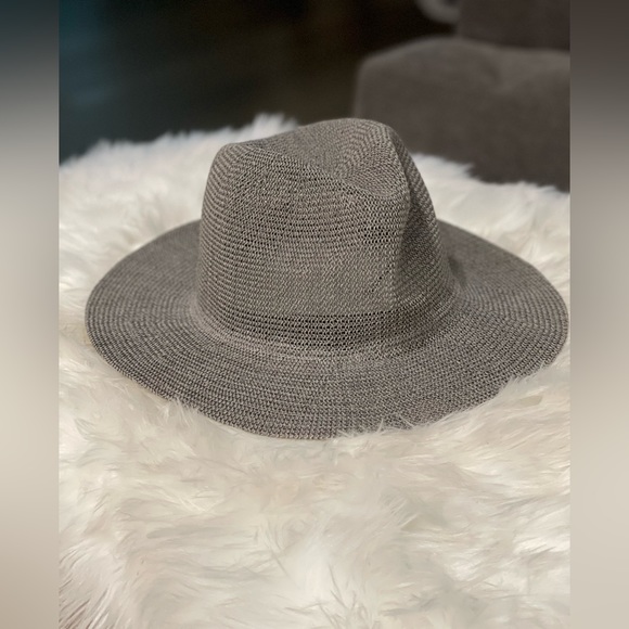 Gray Wide Rim Hat (nwot) - Picture 5 of 6